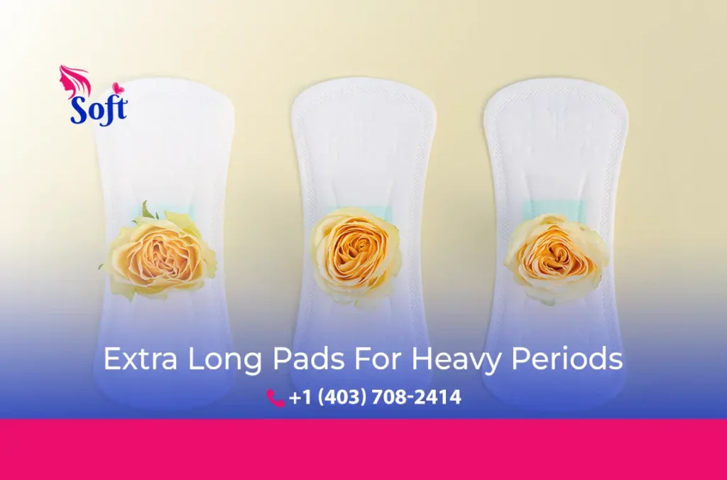 extra long pads for heavy periods