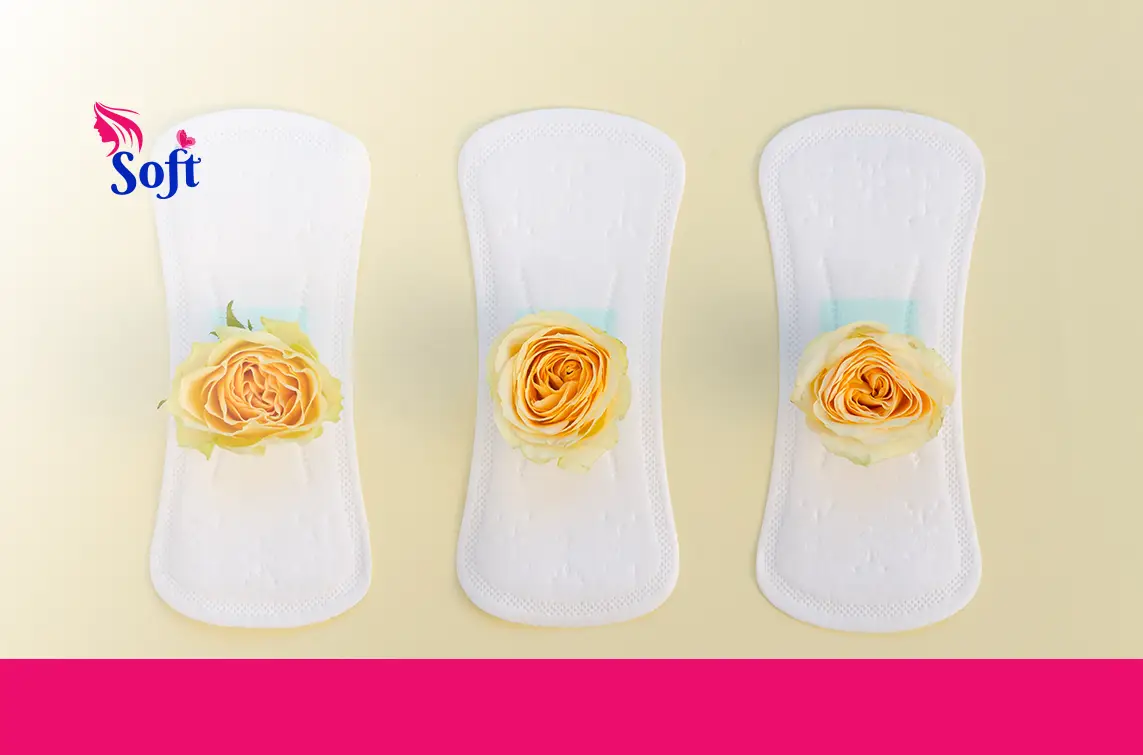 different types of period pads
Biodegradable Pads (Sustainable and Skin-Friendly)